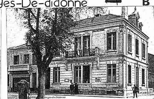 Ville de SAINTGEORGESDEDIDONNE Carte postale ancienne