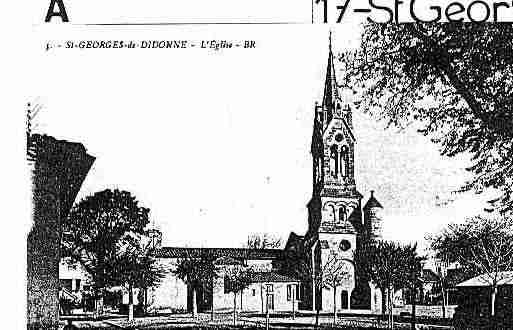 Ville de SAINTGEORGESDEDIDONNE Carte postale ancienne