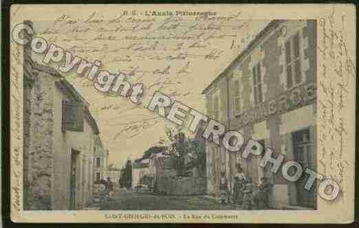 Ville de SAINTGEORGESDUBOIS Carte postale ancienne