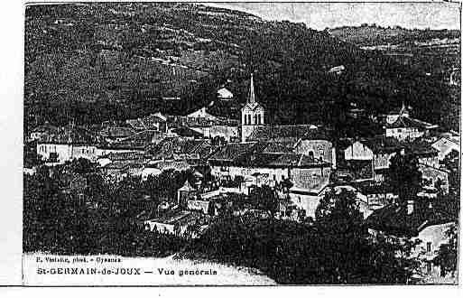 Ville de SAINTGERMAINDEJOUX Carte postale ancienne Ville de SAINTGERMAINDEJOUX Carte postale ancienne