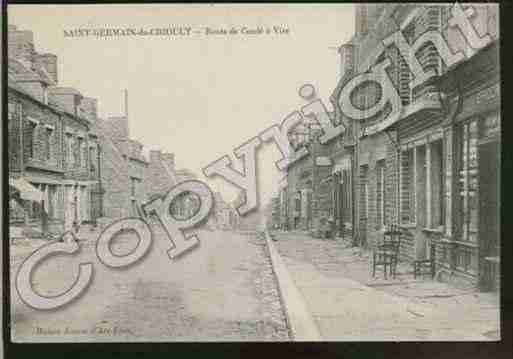 Ville de SAINTGERMAINDUCRIOULT Carte postale ancienne