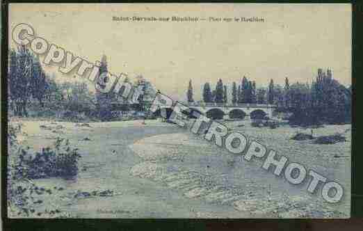 Ville de SAINTGERVAISSURROUBION Carte postale ancienne