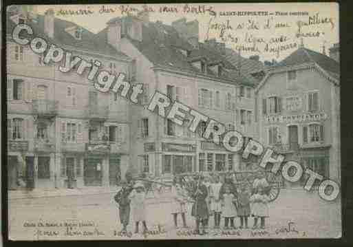 Ville de SAINTHIPPOLYTE Carte postale ancienne