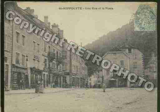 Ville de SAINTHIPPOLYTE Carte postale ancienne