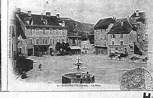 Ville de SAINTHIPPOLYTE Carte postale ancienne