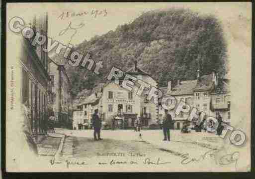 Ville de SAINTHIPPOLYTE Carte postale ancienne