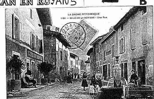 Ville de SAINTJEANENROYANS Carte postale ancienne