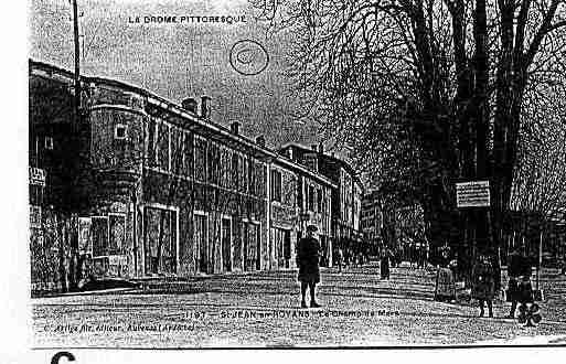 Ville de SAINTJEANENROYANS Carte postale ancienne