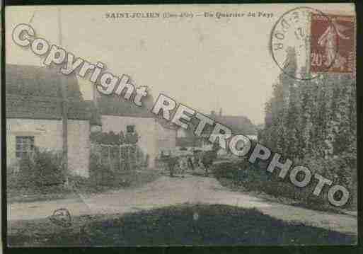 Ville de SAINTJULIEN Carte postale ancienne