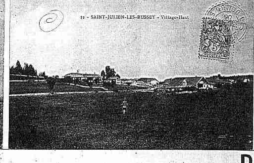 Ville de SAINTJULIENLESRUSSEY Carte postale ancienne