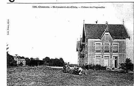 Ville de SAINTLAURENTDECERIS Carte postale ancienne