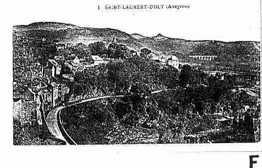 Ville de SAINTLAURENTD\'OLT Carte postale ancienne