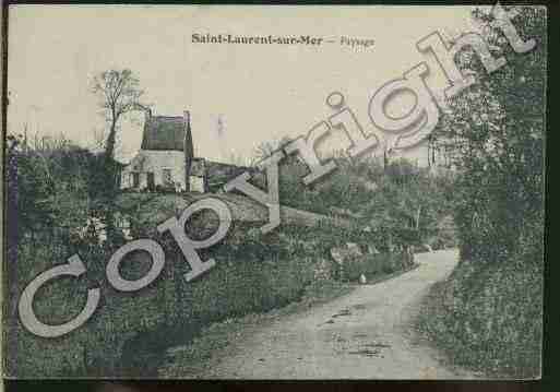 Ville de SAINTLAURENTSURMER Carte postale ancienne