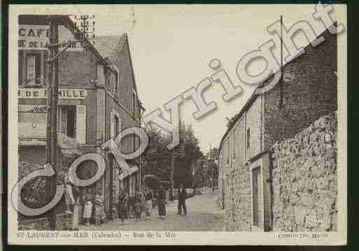 Ville de SAINTLAURENTSURMER Carte postale ancienne