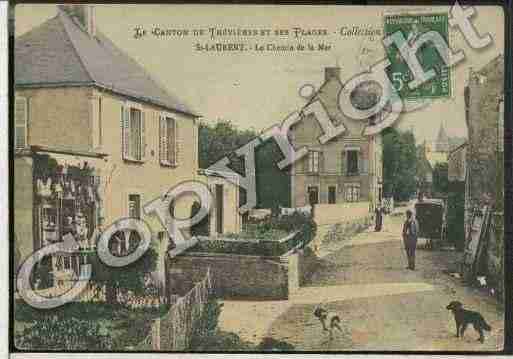 Ville de SAINTLAURENTSURMER Carte postale ancienne