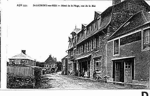 Ville de SAINTLAURENTSURMER Carte postale ancienne