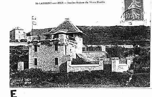 Ville de SAINTLAURENTSURMER Carte postale ancienne