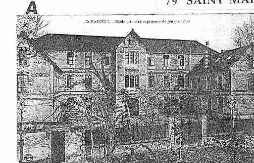Ville de SAINTMAIXENTL\'ECOLE Carte postale ancienne
