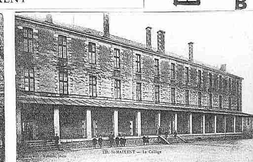 Ville de SAINTMAIXENTL\'ECOLE Carte postale ancienne
