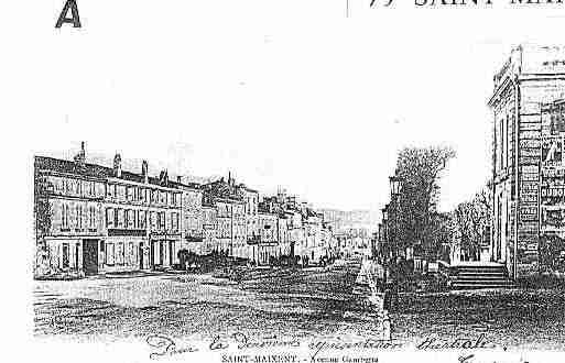 Ville de SAINTMAIXENTL\\\'ECOLE Carte postale ancienne Ville de SAINTMAIXENTL\\\'ECOLE Carte postale ancienne