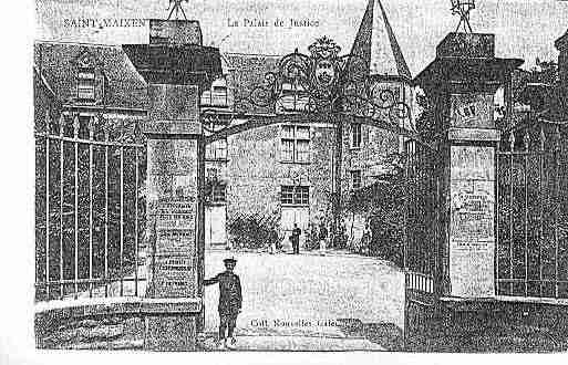 Ville de SAINTMAIXENTL\'ECOLE Carte postale ancienne
