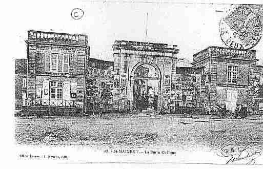 Ville de SAINTMAIXENTL\'ECOLE Carte postale ancienne