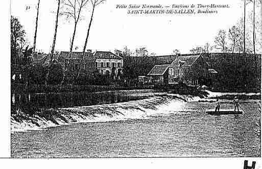 Ville de SAINTMARTINDESALLEN Carte postale ancienne