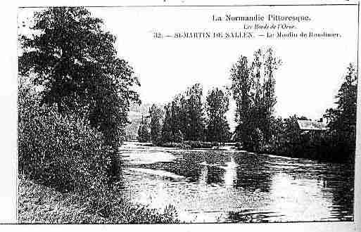 Ville de SAINTMARTINDESALLEN Carte postale ancienne