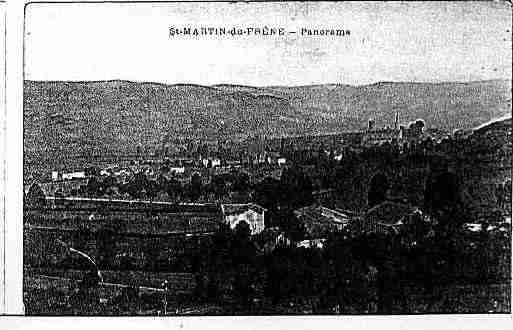 Ville de SAINTMARTINDUFRENE Carte postale ancienne