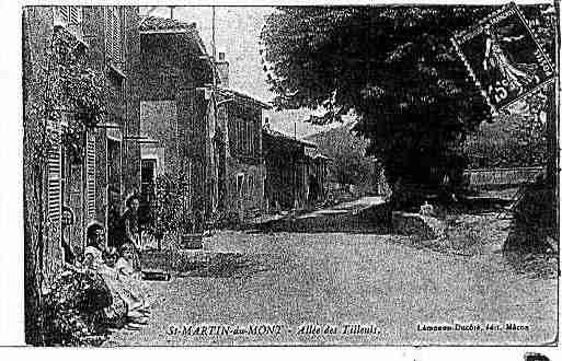 Ville de SAINTMARTINDUMONT Carte postale ancienne