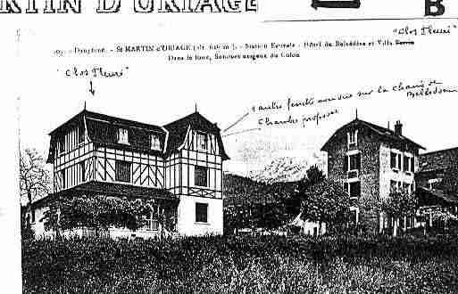 Ville de SAINTMARTIND\'URIAGE Carte postale ancienne