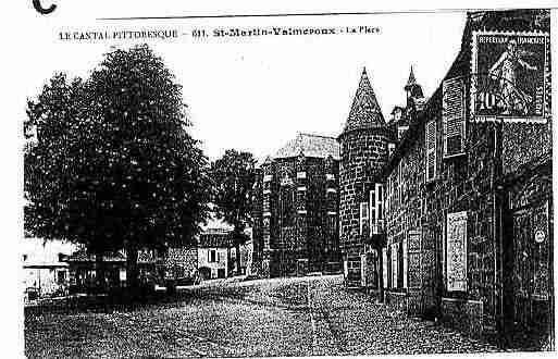 Ville de SAINTMARTINVALMEROUX Carte postale ancienne