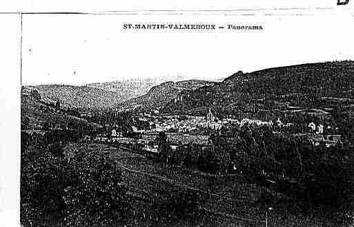 Ville de SAINTMARTINVALMEROUX Carte postale ancienne