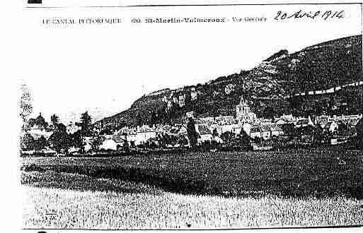 Ville de SAINTMARTINVALMEROUX Carte postale ancienne