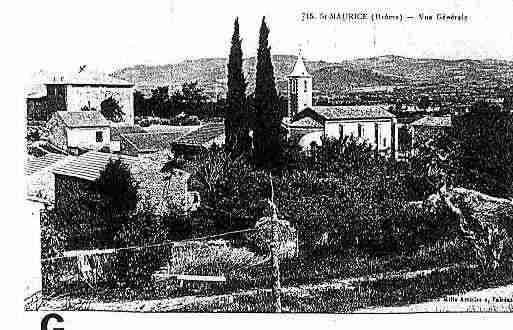 Ville de SAINTMAURICESUREYGUES Carte postale ancienne Ville de SAINTMAURICESUREYGUES Carte postale ancienne