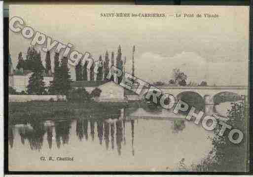 Ville de SAINTMEMELESCARRIERES Carte postale ancienne