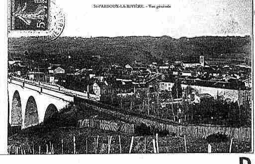 Ville de SAINTPARDOUXLARIVIERE Carte postale ancienne