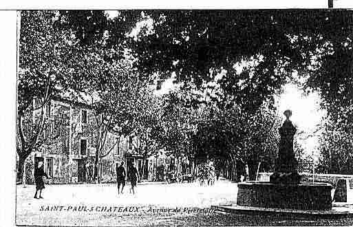 Ville de SAINTPAULTROISCHATEAUX Carte postale ancienne