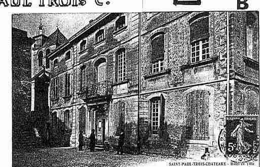 Ville de SAINTPAULTROISCHATEAUX Carte postale ancienne
