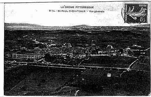 Ville de SAINTPAULTROISCHATEAUX Carte postale ancienne