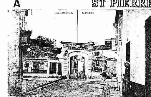 Ville de SAINTPIERRED\'OLERON Carte postale ancienne