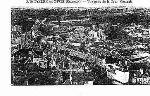 Ville de SAINTPIERRESURDIVES Carte postale ancienne