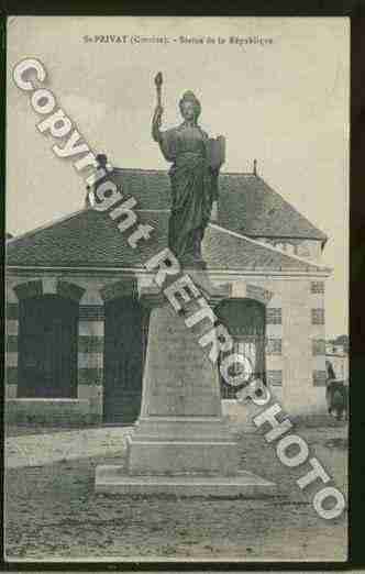 Ville de SAINTPRIVAT Carte postale ancienne