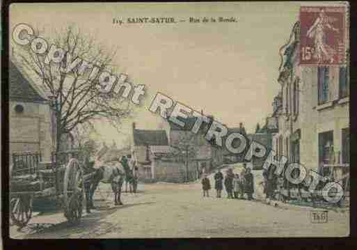 Ville de SAINTSATUR Carte postale ancienne Ville de SAINTSATUR Carte postale ancienne