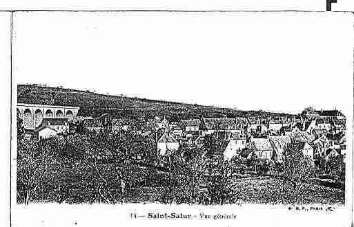 Ville de SAINTSATUR Carte postale ancienne