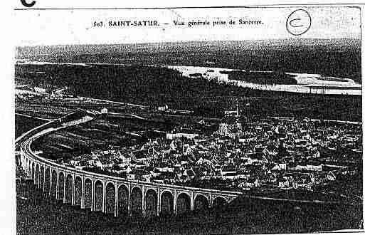 Ville de SAINTSATUR Carte postale ancienne