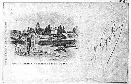 Ville de SAINTSEINEL\'ABBAYE Carte postale ancienne