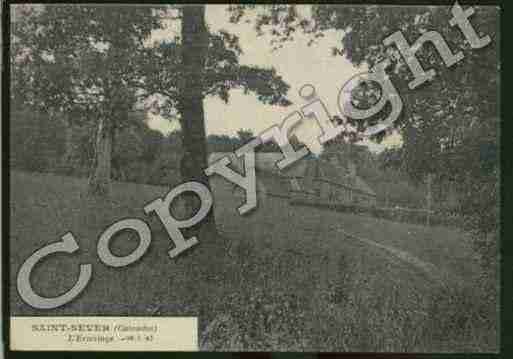 Ville de SAINTSEVERCALVADOS Carte postale ancienne