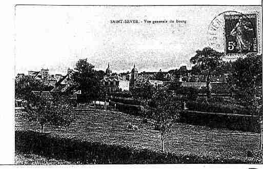 Ville de SAINTSEVERCALVADOS Carte postale ancienne