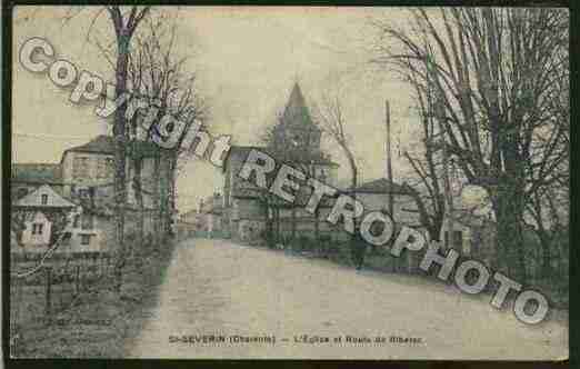 Ville de SAINTSEVERIN Carte postale ancienne